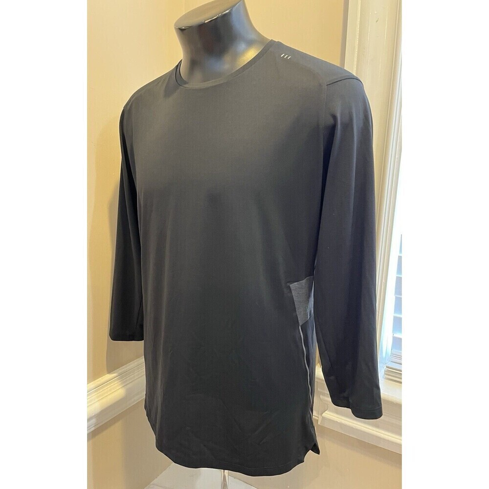 Lululemon Metal Vent Tech Long Sleeve Shirt Mens XL Black * READ